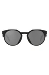 Oakley Hstn Round-frame Sunglasses In Matte Black