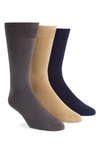 Polo Ralph Lauren Assorted 3-pack Supersoft Socks In Khaki