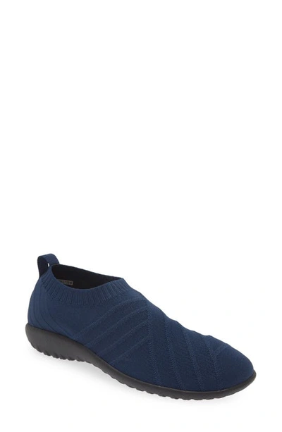 Naot Okahu Sneaker In Navy Knit