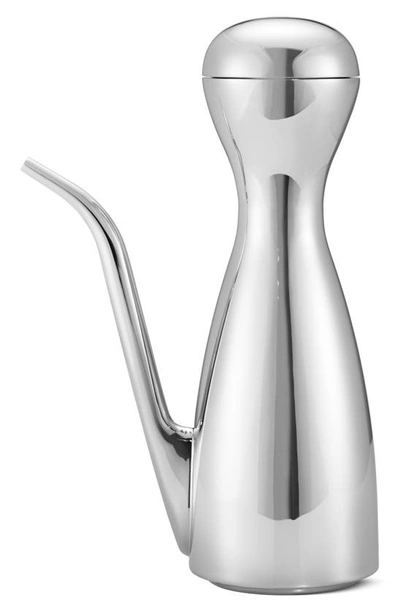 Georg Jensen Alfredo Stainless Steel Oil Carafe In Silver