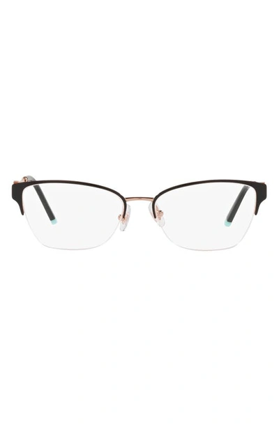 Tiffany & Co 54mm Cat Eye Optical Glasses In Blue