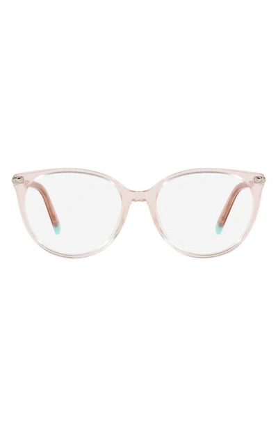 Tiffany & Co 54mm Phantos Optical Glasses In Nude