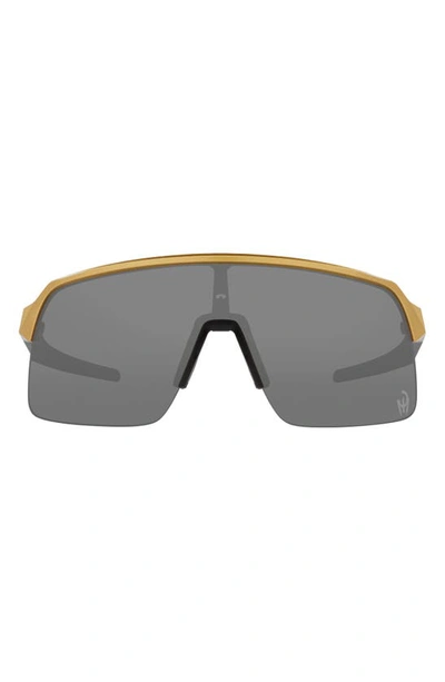 Oakley Sutro Lite 139mm Prizm™ Semirimless Wrap Shield Sunglasses In Gold
