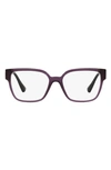 Versace Geometrically Framed Flat Mirror In Purple