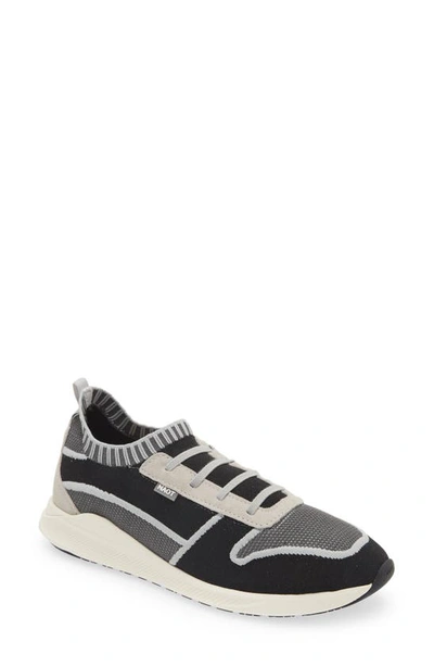 Naot Adonis Slip-on Sneaker In Black/ Grey Knit