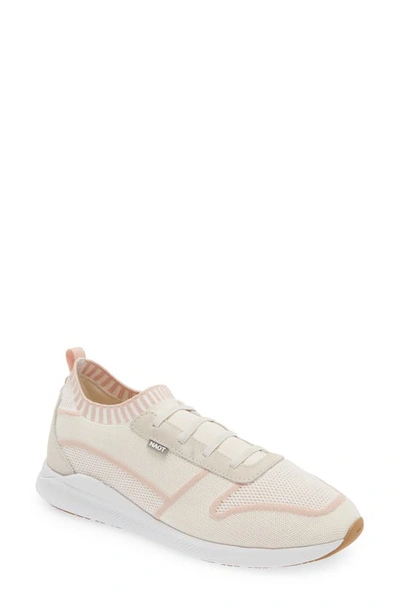 Naot Adonis Slip-on Sneaker In White/ Pink Knit
