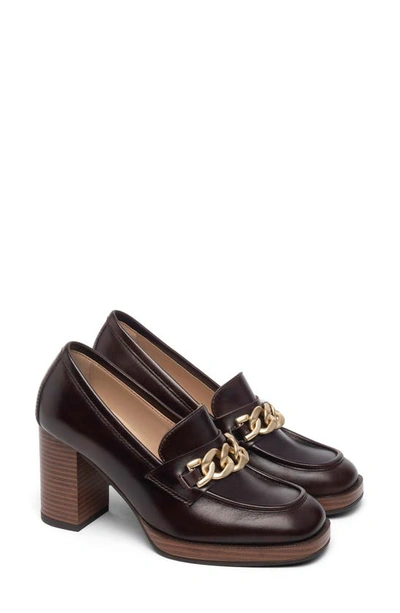 Nerogiardini Loafer Pump In Dark Brown