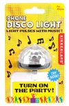 Kikkerland Design Phone Disco Light In Black