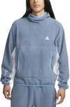 Nike Acg Wolf Tree Hoodie In Diffused Blue/ Diffused Blue