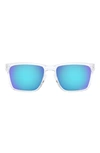 Oakley 58mm Rectangle Sunglasses In Sapphire