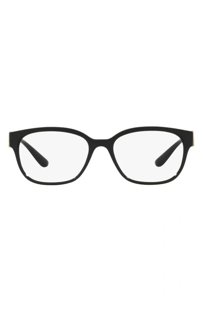 Dolce & Gabbana 54mm Square Optical Glasses In Black