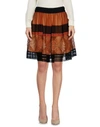 ALBERTA FERRETTI Knee length skirt,35338543QW 5