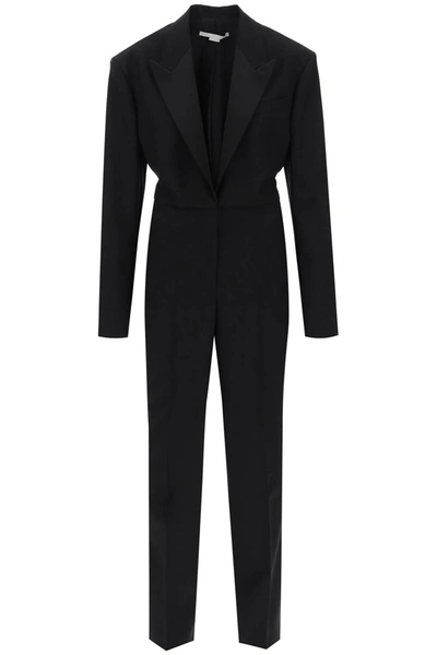 Stella Mccartney Stella Mc Cartney Wool Tuxedo Jumpsuit In Black