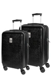 VINCE CAMUTO SET OF TWO AYDEN HARDSHELL SPINNER SUITCASE