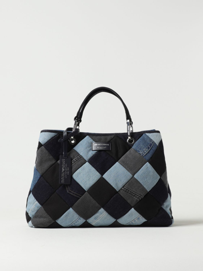 トートバッグ EMPORIO ARMANI Woman Tote bags Denim EW000360AF12036 M8128 Emporio Armani Tote Bags Woman Color Denim | ModeSens