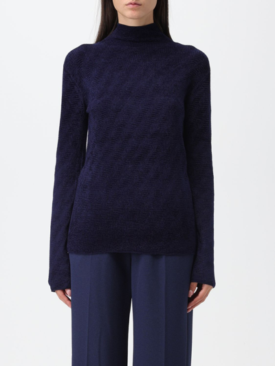 Emporio Armani Sweater  Woman Color Blue