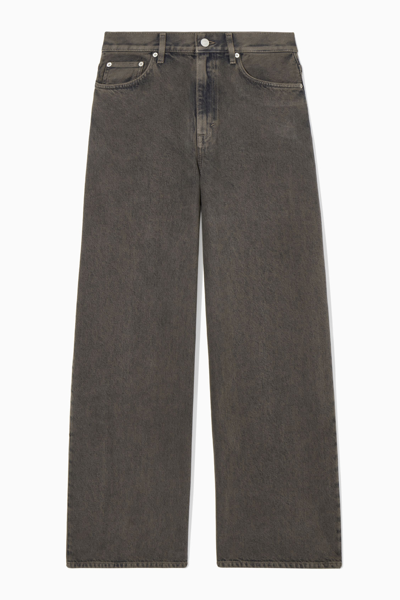 Cos Tide Jeans - Wide In Brown