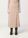 Hugo Boss Skirt Boss Woman Color Beige In Beige
