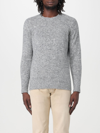 Drumohr Round Neck Long Sleeves Sweater In Gray