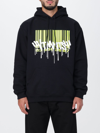 Vtmnts Graffiti Big Barcode Sweatshirt Black In Black