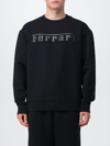 Ferrari Logo Scuba Sweatshirt In Black