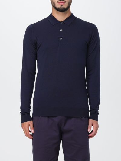 John Smedley T-shirt  Men Color Blue