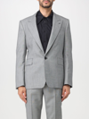 Alexander Mcqueen Wool And Mohair Blazer In Grey