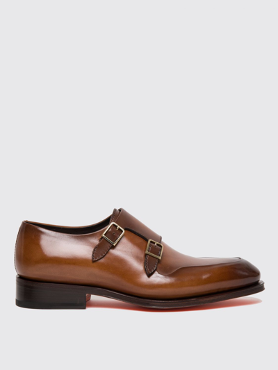 Santoni Brogue Shoes  Men Colour Brown