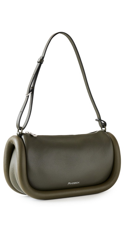 Jw Anderson The Bumper Bag In Dark Olive