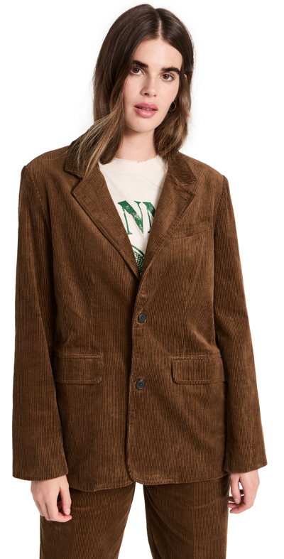 Alex Mill Amelie Blazer In Saddle