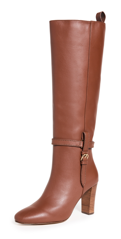 Ulla Johnson Annette Knee High Boots In Mahogany