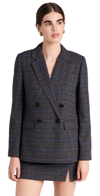 Madewell The Plus Rosedale Blazer In Mini Glen Plaid