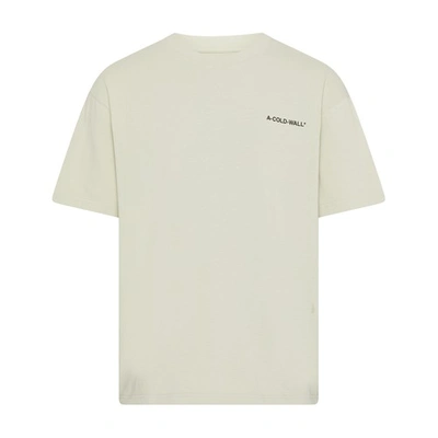 A-cold-wall* Essentials Short-sleeved Logo T-shirt In Bone
