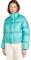 Canada Goose Cypress Cropped Puffer Jacket In Boulevard Blue