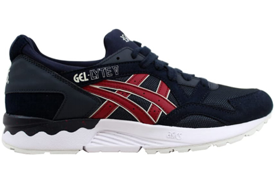 Pre-owned Asics Gel-lyte V India Ink Burgundy In India Ink/burgundy