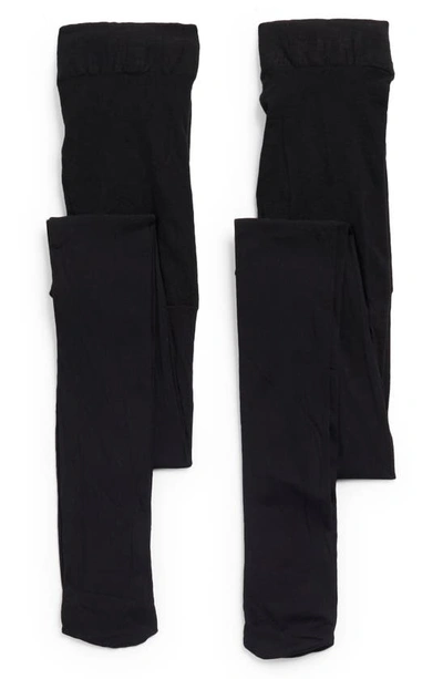 Hue Control Top Tights In Black Pack