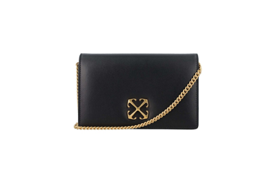Pre-owned Off-white Jitney 0.5 Wallet-on-chain Black