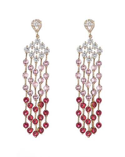 Eye Candy La Cz Jean Fringe Earrings