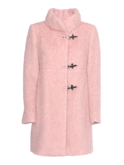 Fay Romantic Coat In Pink