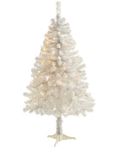 Nearly Natural 4ft White Artificial Christmas Tree