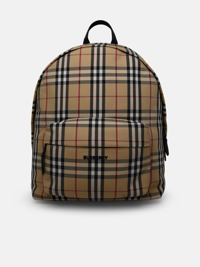 Burberry Beige Polyamide Backpack