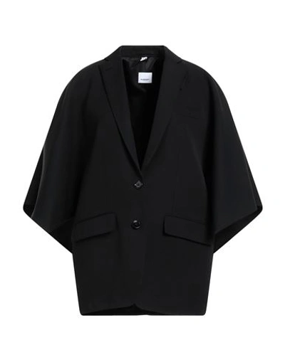 Burberry Woman Suit Jacket Black Size 4 Virgin Wool