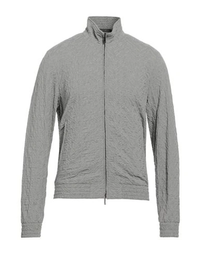 Emporio Armani Man Jacket Grey Size 44 Viscose, Polyamide, Cotton, Elastane
