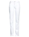 Dsquared2 Woman Jeans White Size 10 Cotton, Elastane