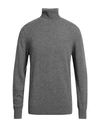 Thomas Reed Man Turtleneck Grey Size Xxl Cashmere