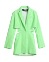 Jacquemus La Robe Bari Long Sleeve Cutout Blazer Minidress In Green