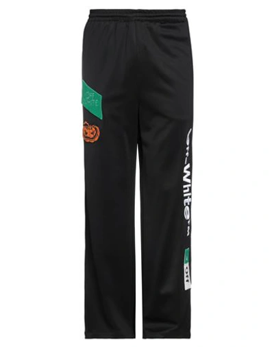 Off-white Skate Trackpant Joggers With Patchwork In Black