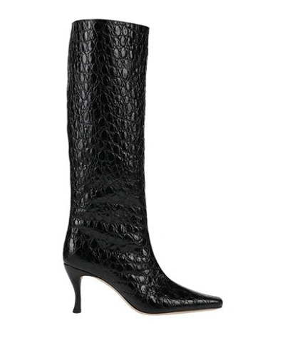 By Far Woman Boot Black Size 11 Soft Leather In Bk001 Black