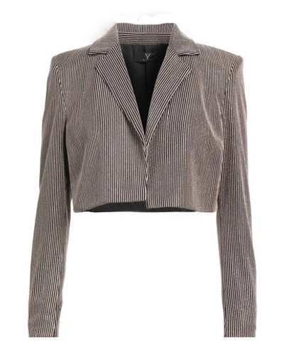 Feleppa Woman Blazer Bronze Size 8 Polyamide, Polyester, Elastane In Yellow