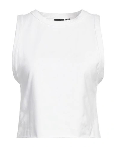 Dr Denim Dr. Denim Woman T-shirt White Size L Cotton, Elastane